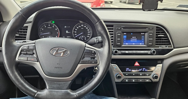 Hyundai Elantra cena 57000 przebieg: 85000, rok produkcji 2018 z Gdynia małe 56